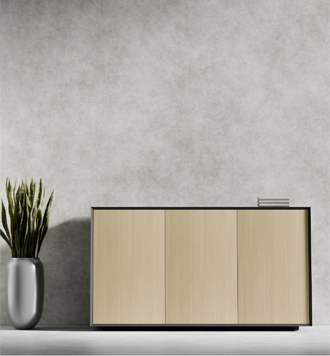 Series A Low Height 3-Door Cabinet - Image 11