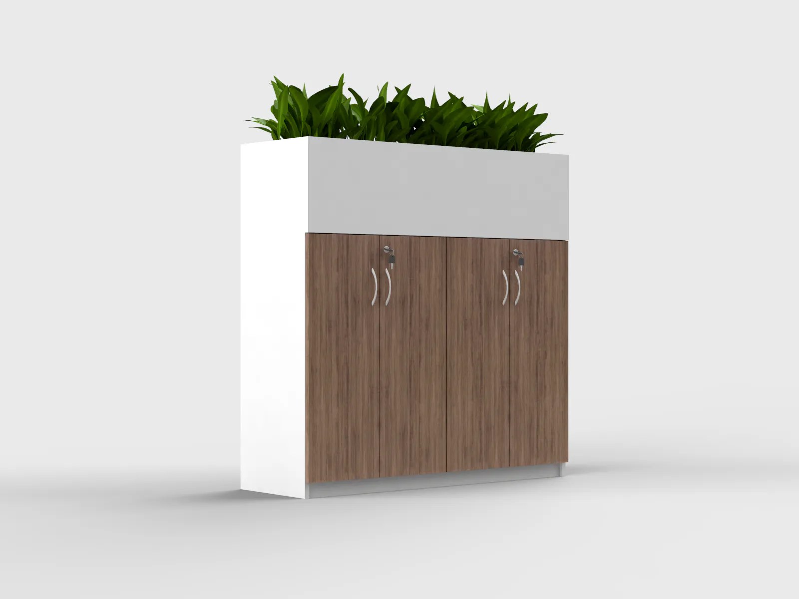 Medium Height Cabinet with Planter Box - Image 6