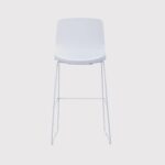 005C – Modern Stool with Grey Fabric Seat