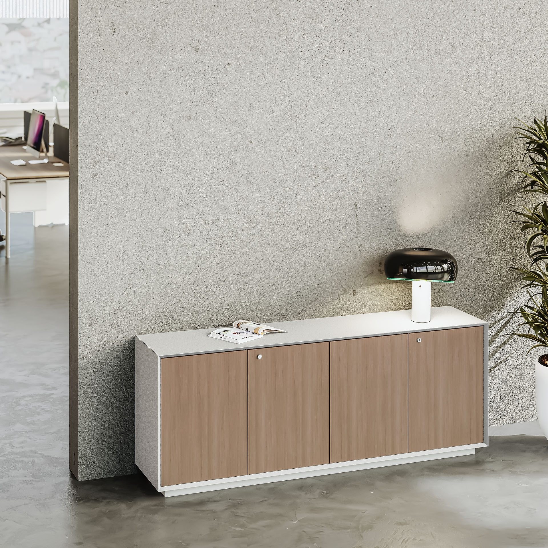 Credenza – White Grigio