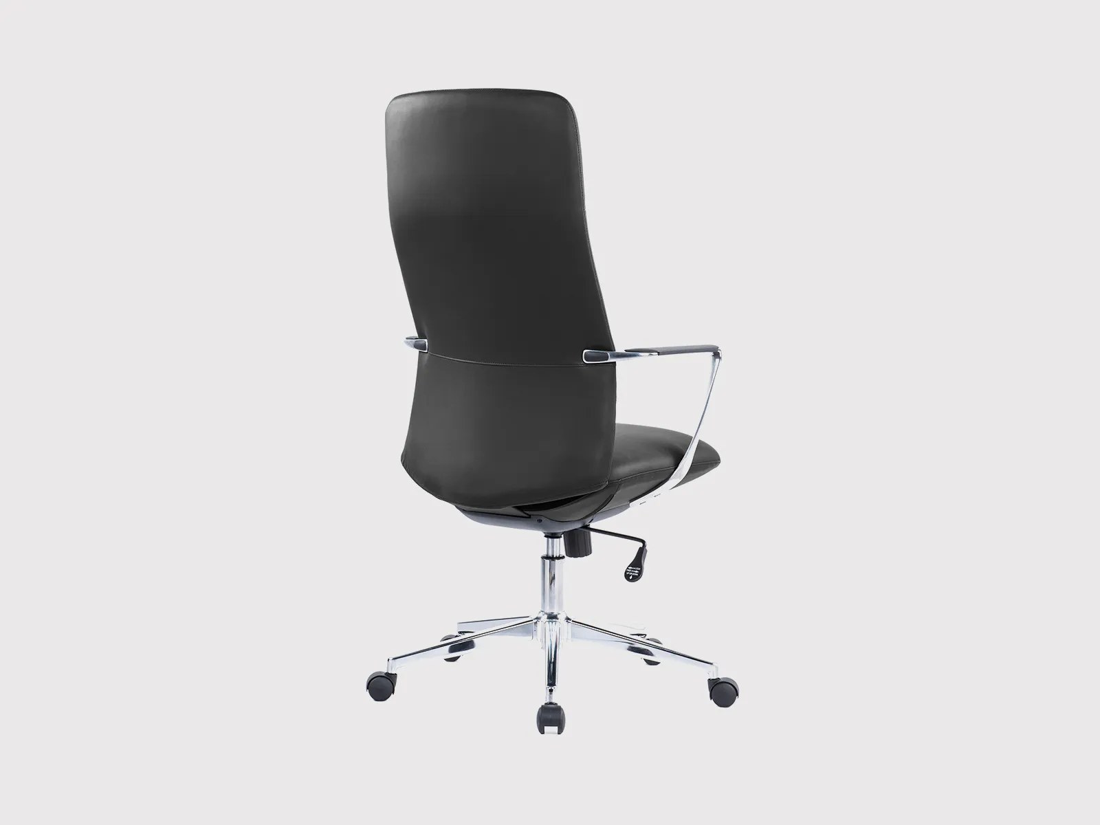 527A Executive Chair with Fixed Headrest & Chrome Steel Base