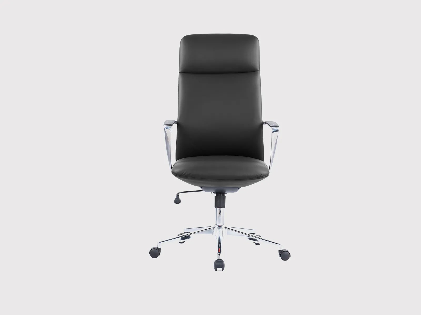 527A Executive Chair with Fixed Headrest & Chrome Steel Base - Image 4