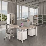 U2 Series Cluster of 2 Face to Face Workstation