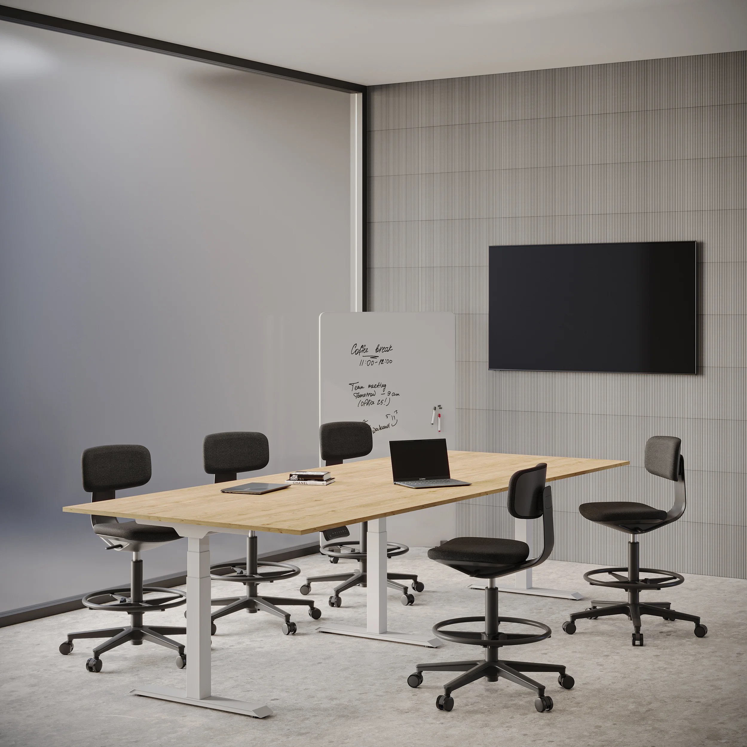 Collab - Height Adjustable Meeting Table - Image 6