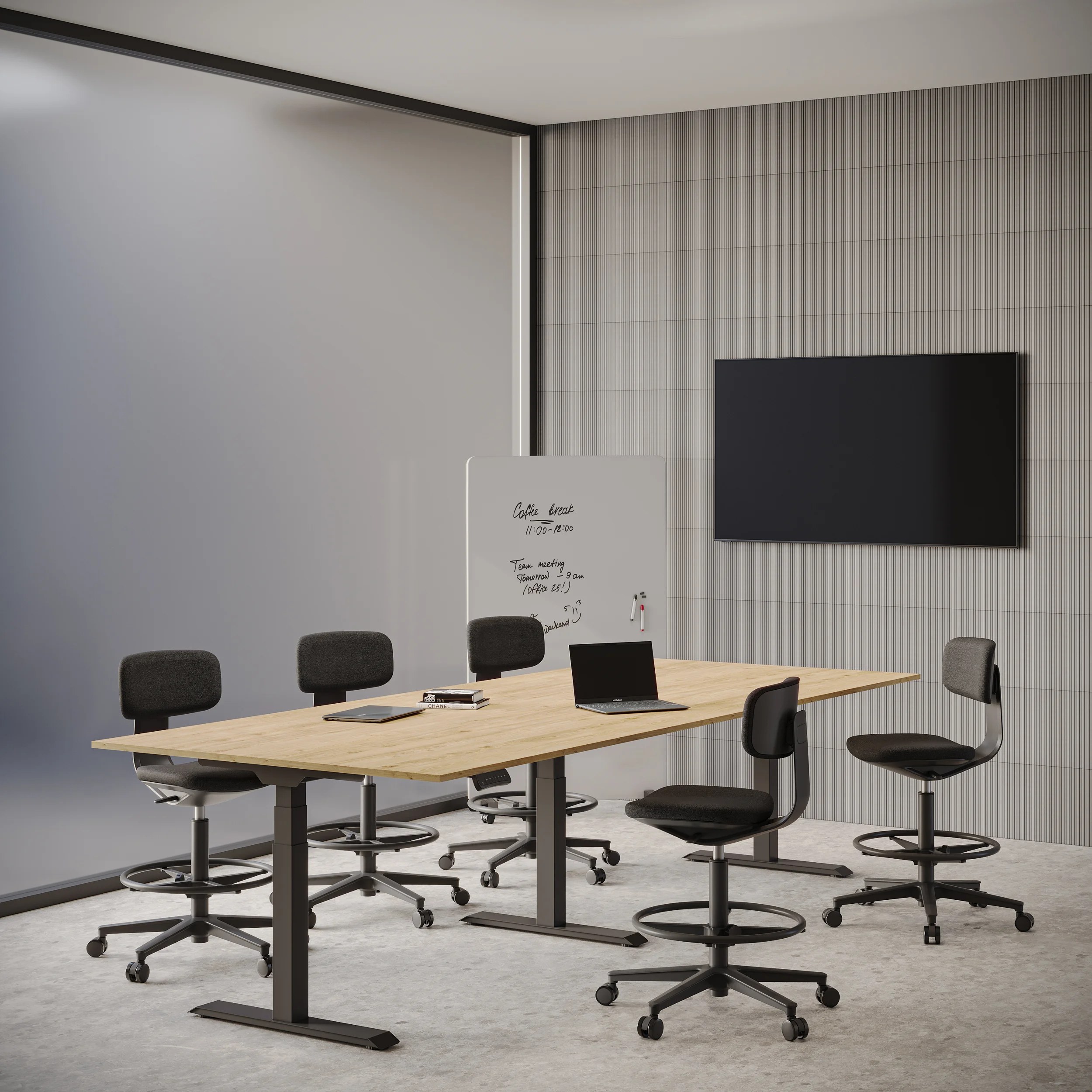 Collab - Height Adjustable Meeting Table - Image 17