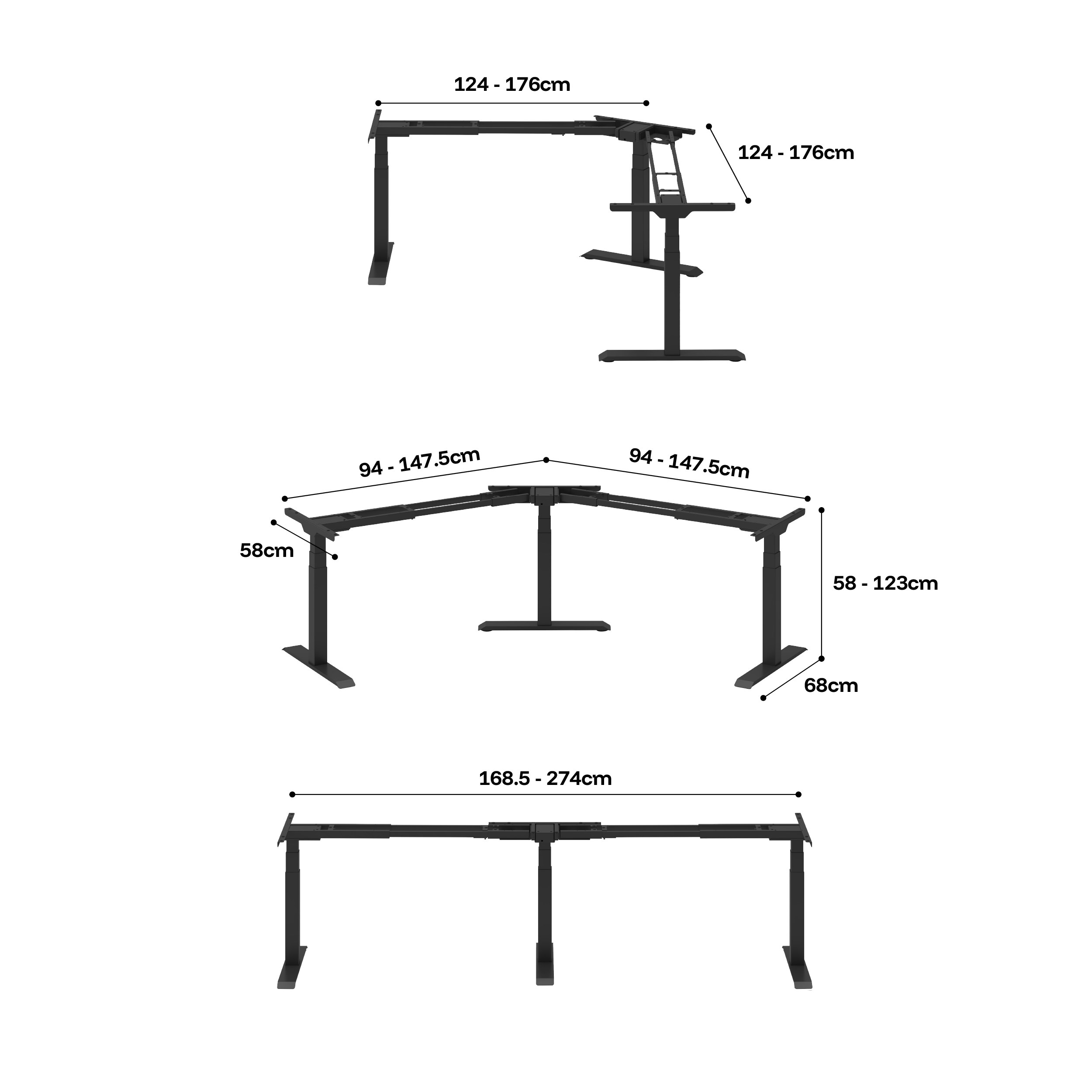 Flex Standing Desk Frame - Image 15