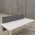 Desk Mounted Screen For Single and L-Shape