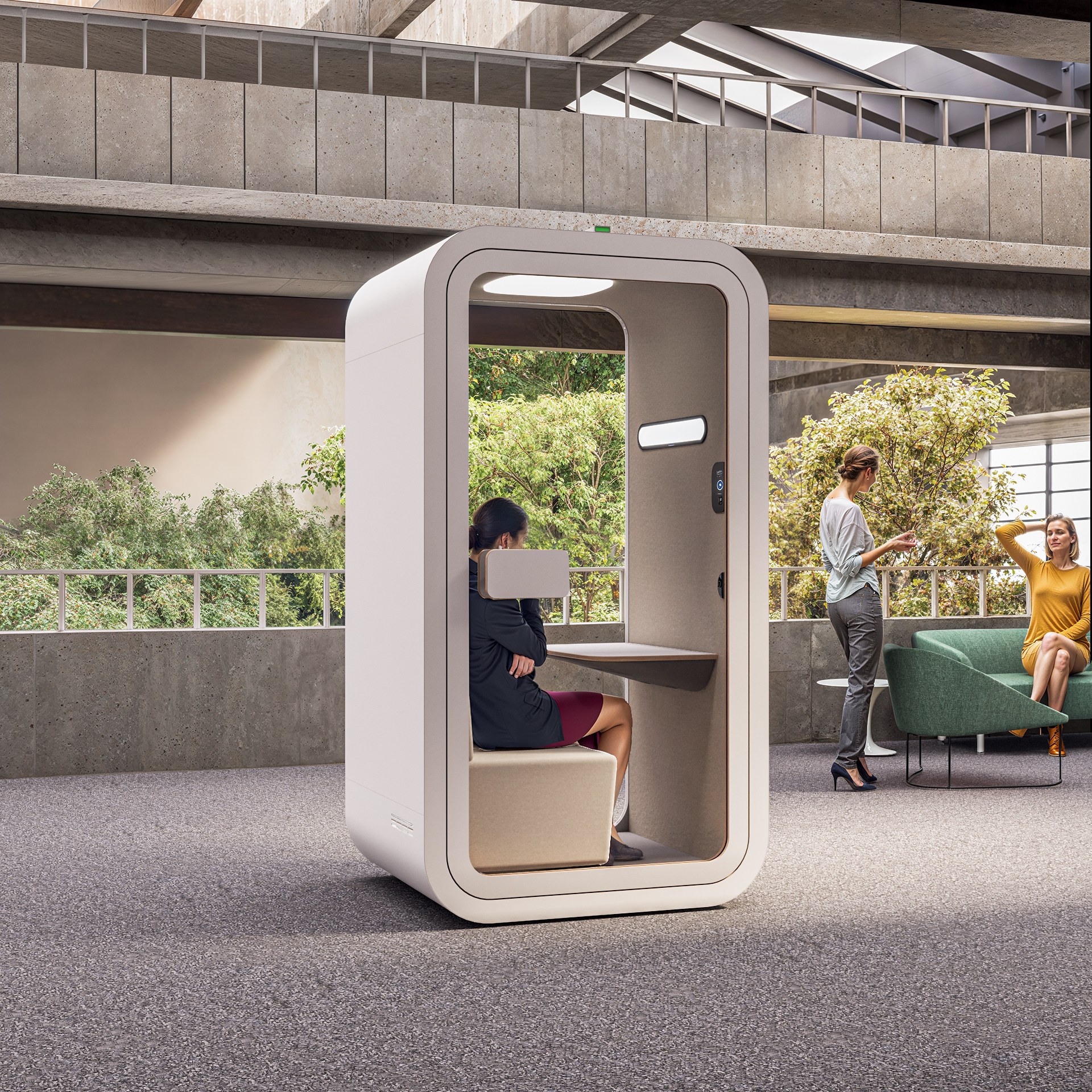 Smart Soundproof Lounge Office Pod