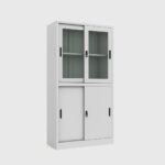 MSC-2SG – Steel & Glass Sliding Cupboard