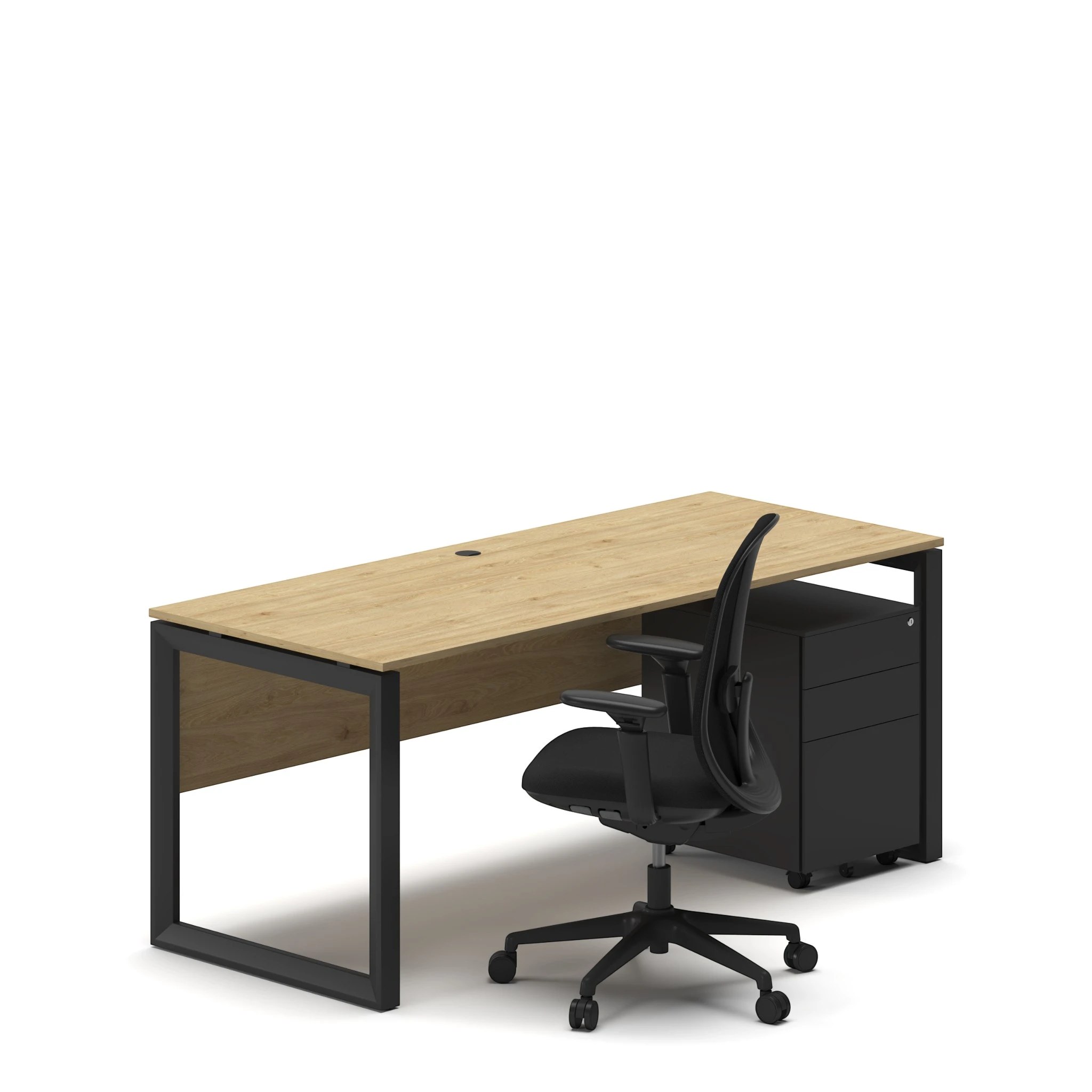 Single Workstation Desk - Series O - Image 12