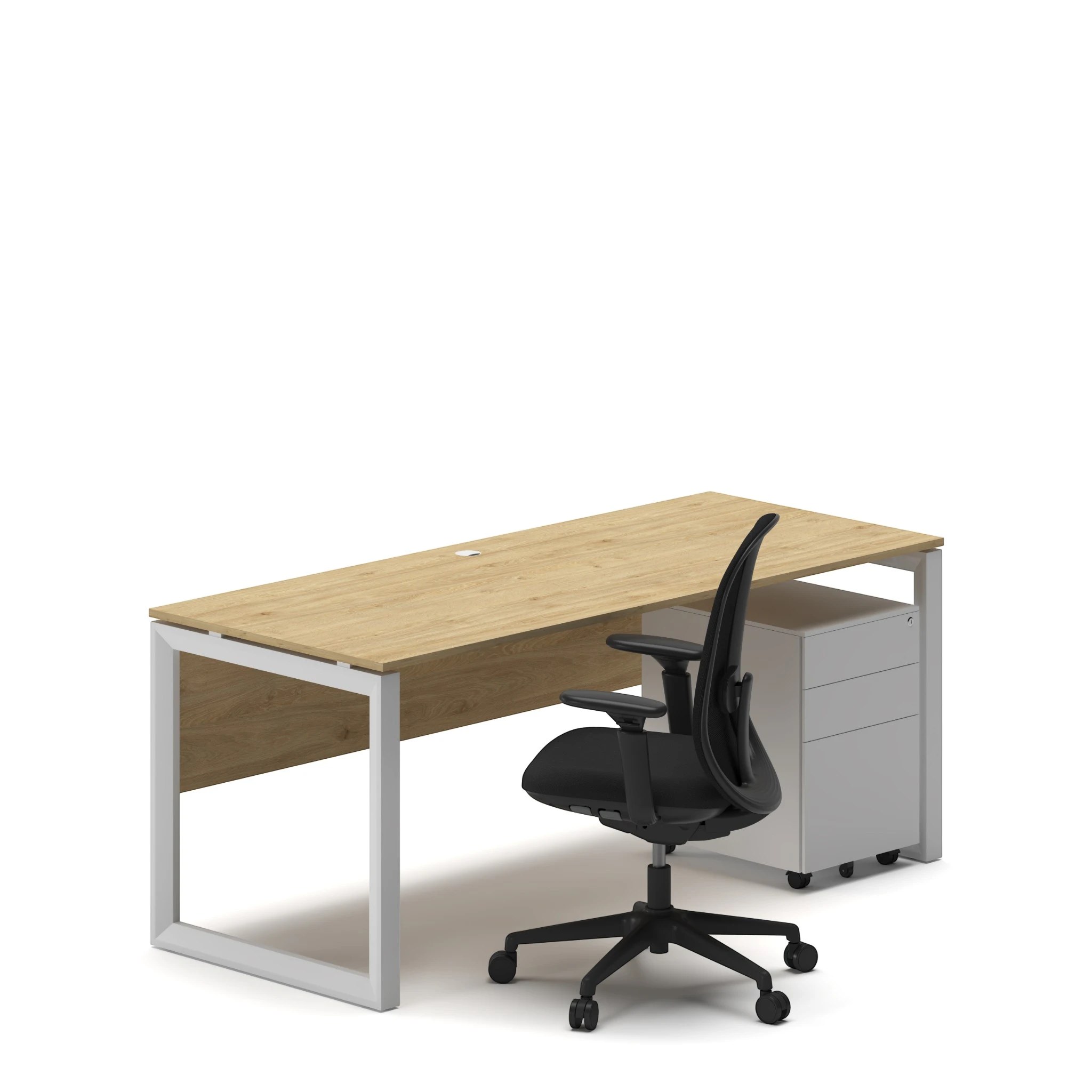 Single Workstation Desk - Series O - Image 15