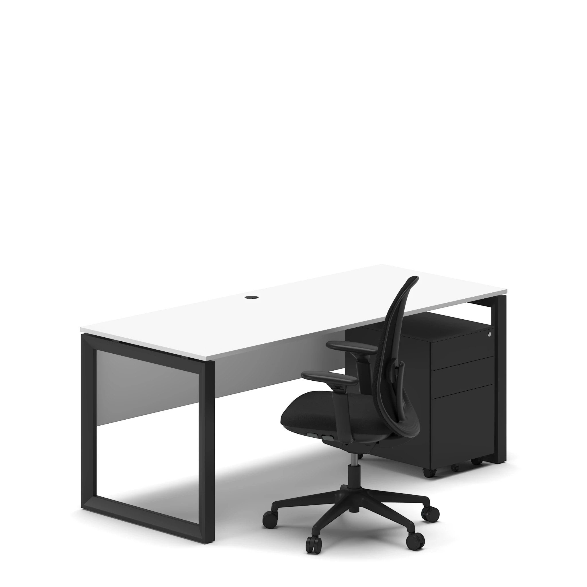 Single Workstation Desk - Series O - Image 24