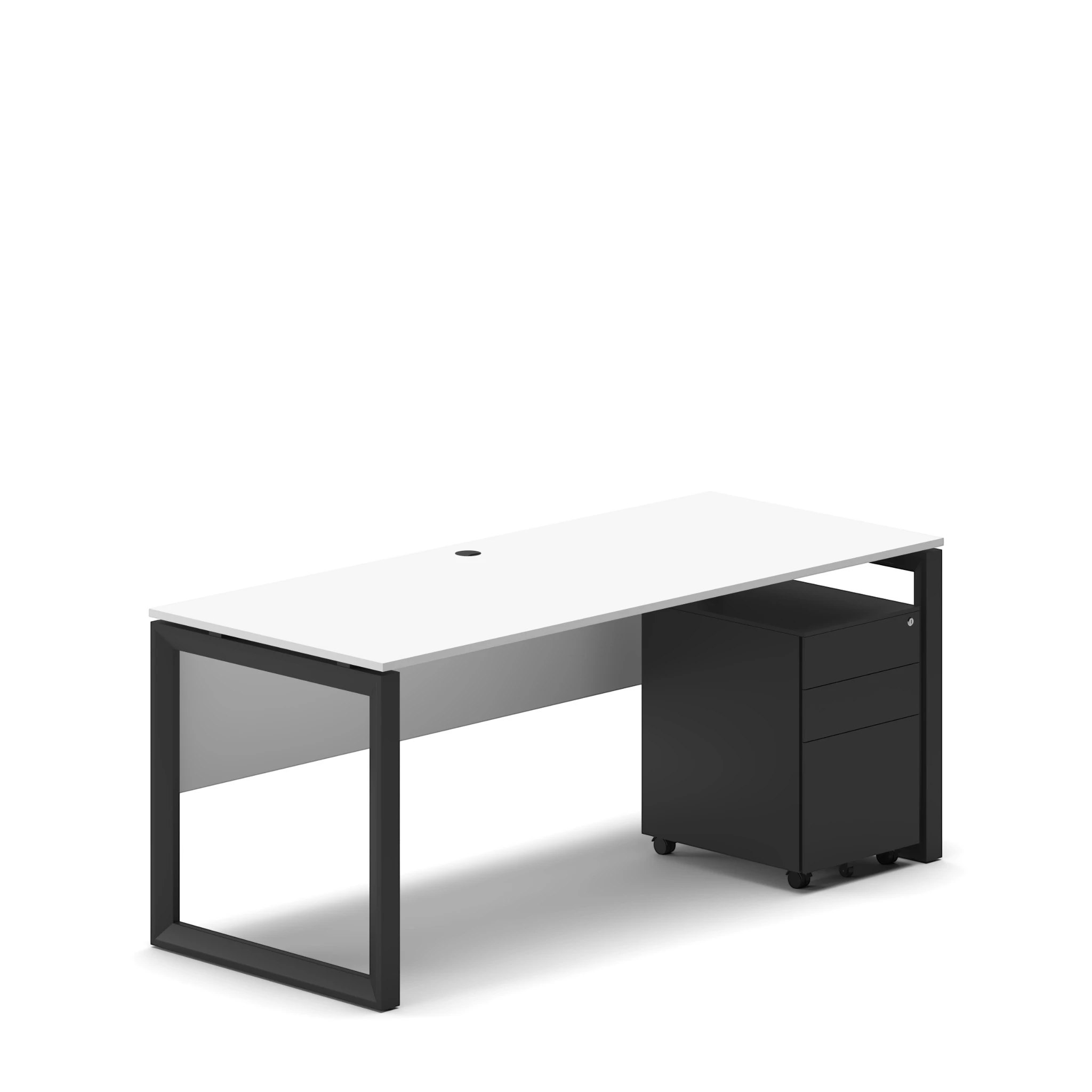 Single Workstation Desk - Series O - Image 25