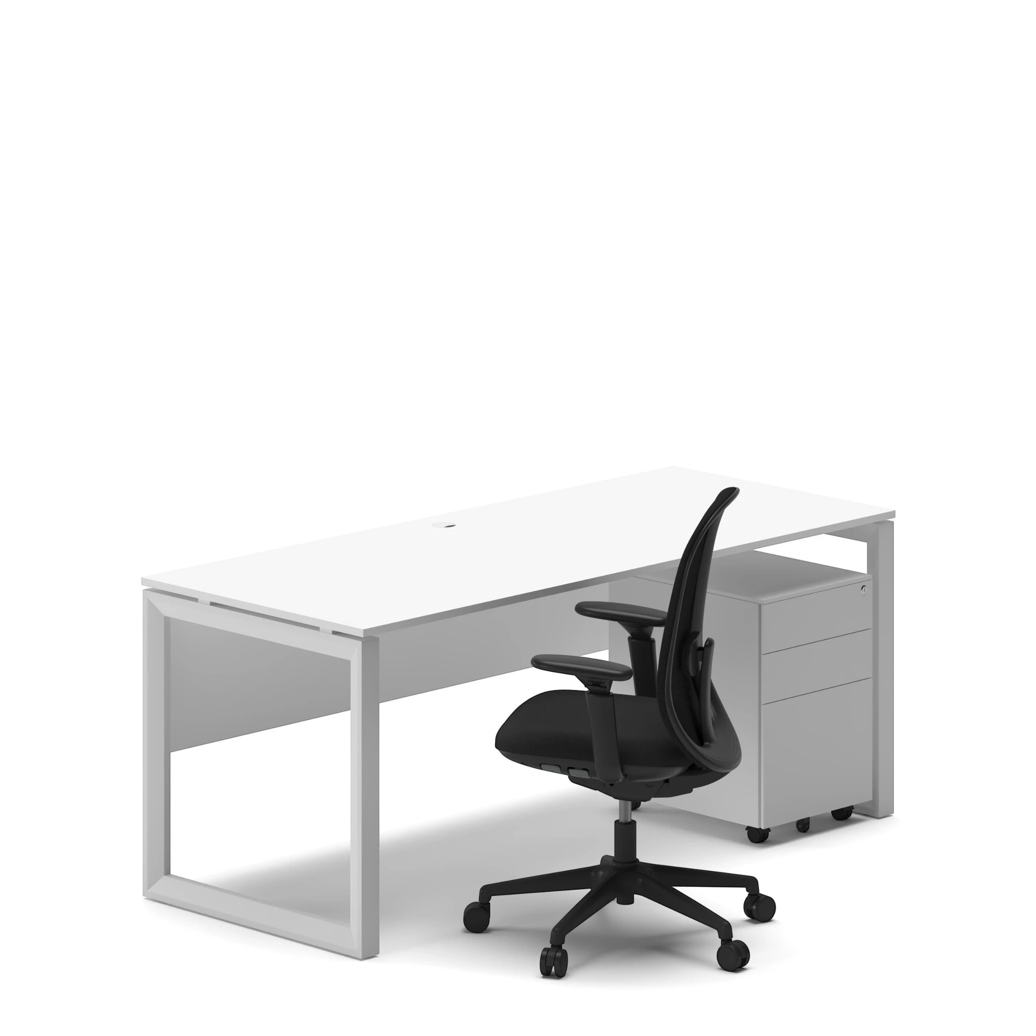 Single Workstation Desk - Series O - Image 27