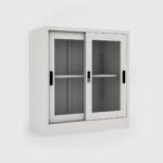 MSC-1SA – Glass Sliding Cupboard (Single-Shelf)