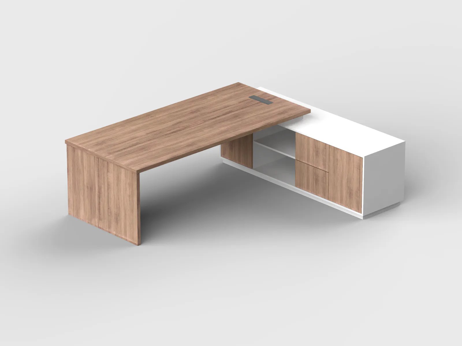 L-Shape Manager Desk - Image 3