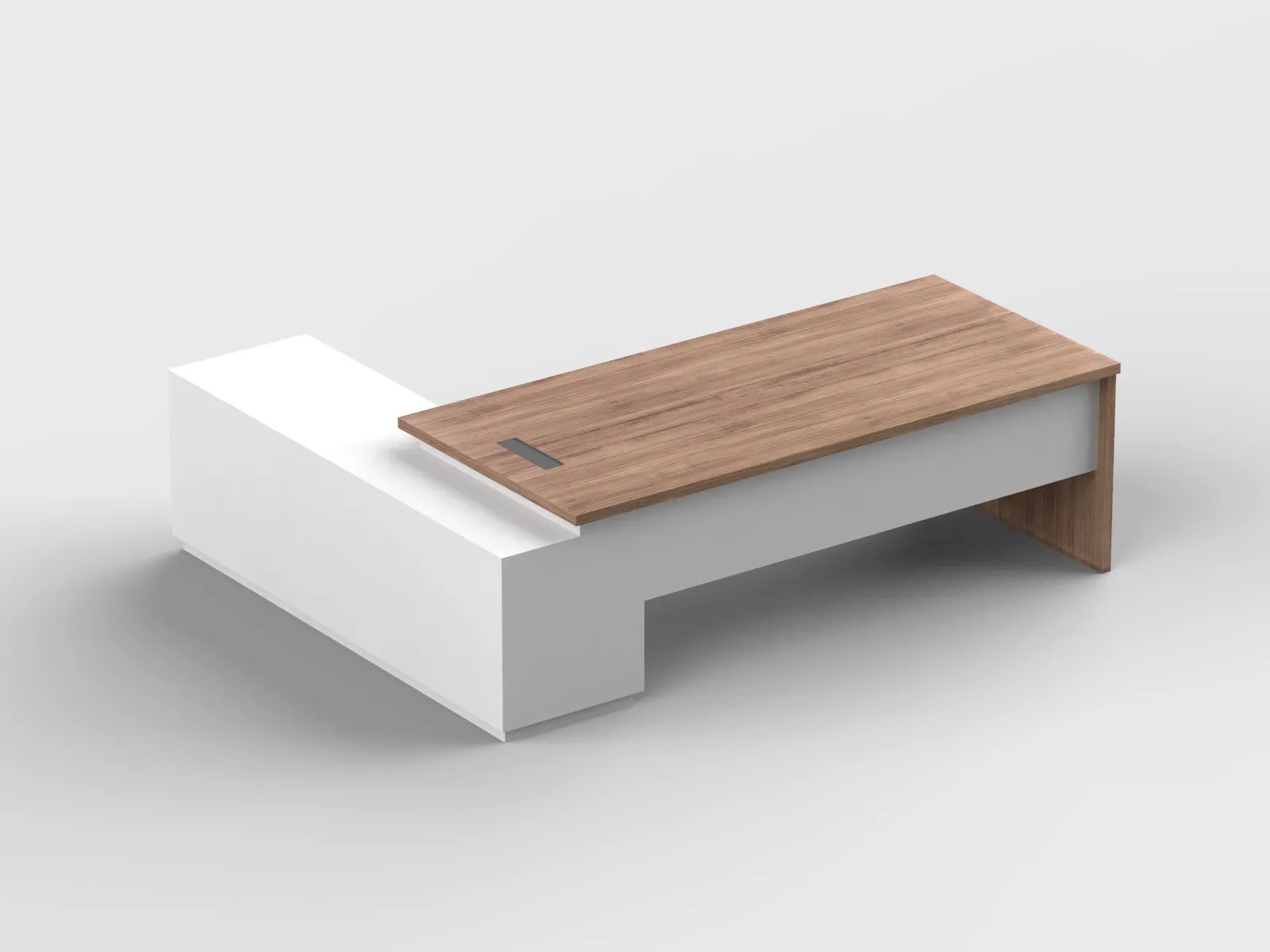 L-Shape Manager Desk - Image 2
