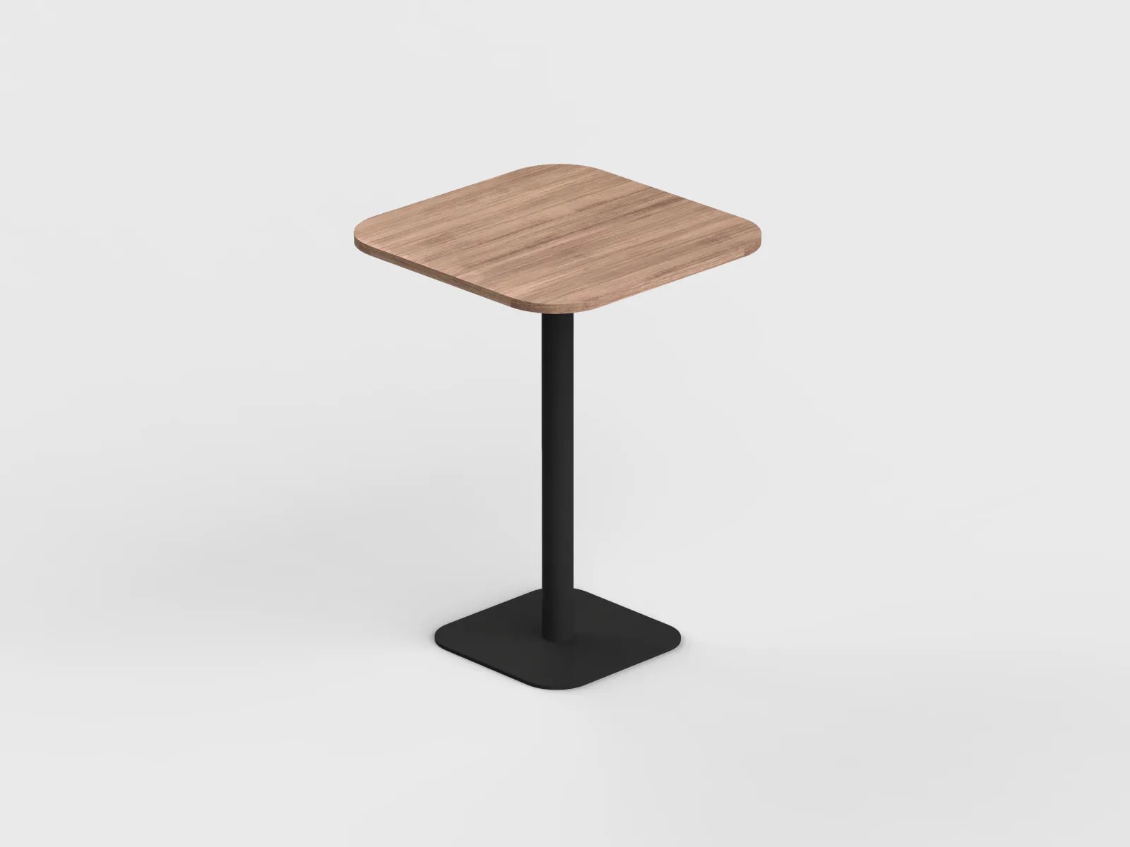 Square Shape High Pantry Table with Curved Edge - Image 5