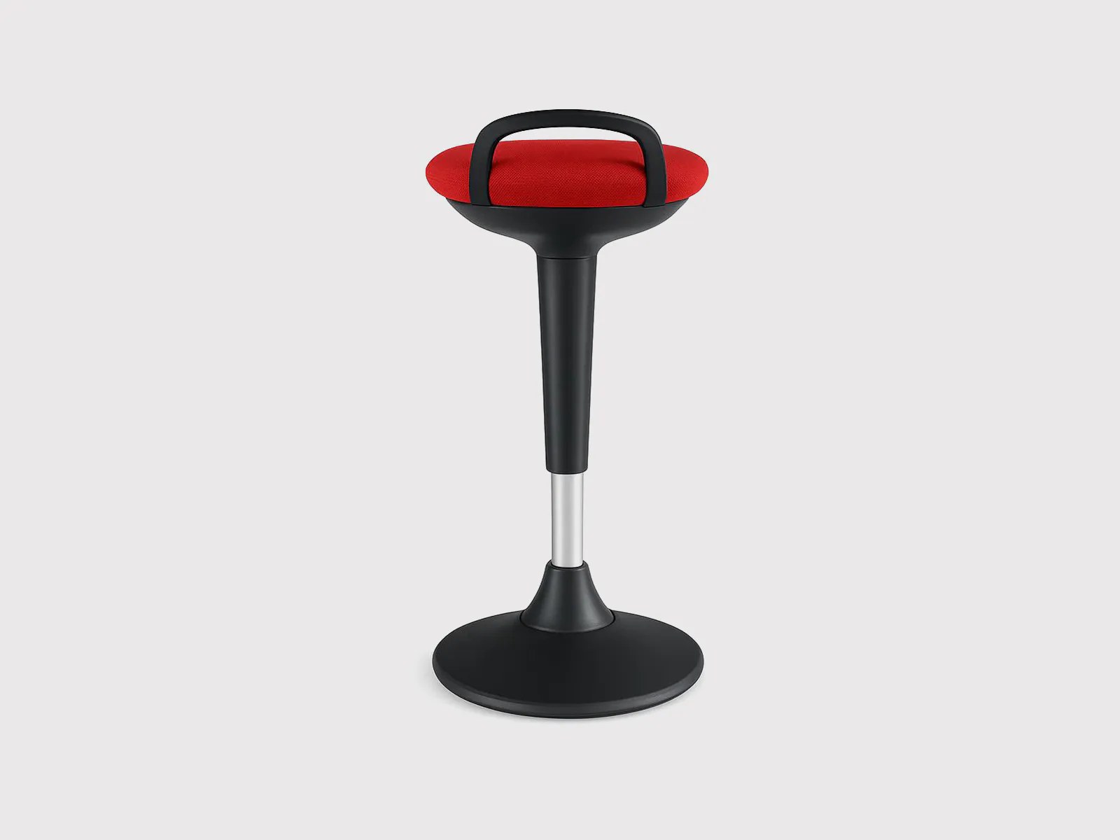 SWAN – Adjustable Polypropylene Stool with Upholstered Seat Pad