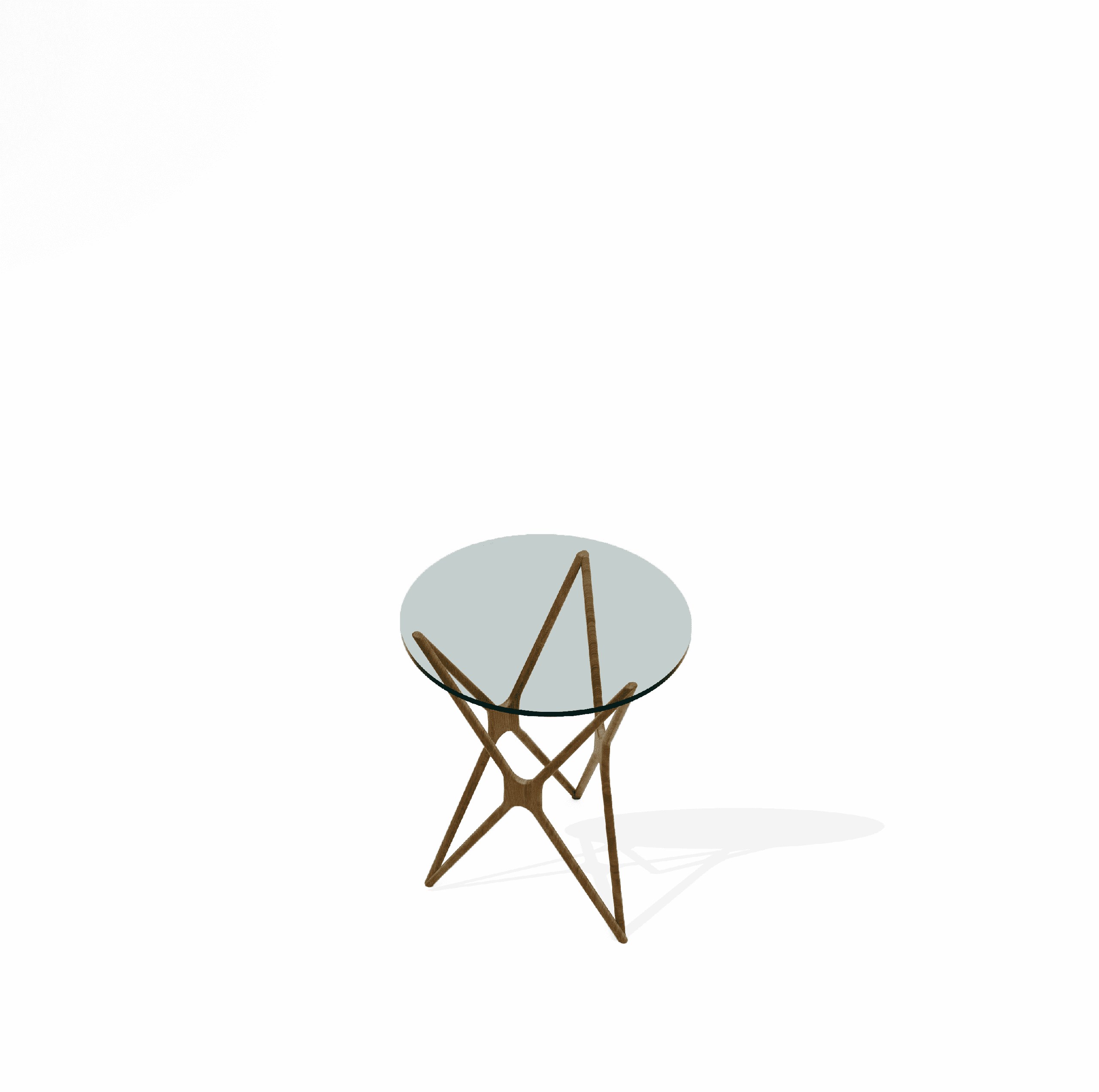 CT9153B Round Glass Coffee Table - Image 2