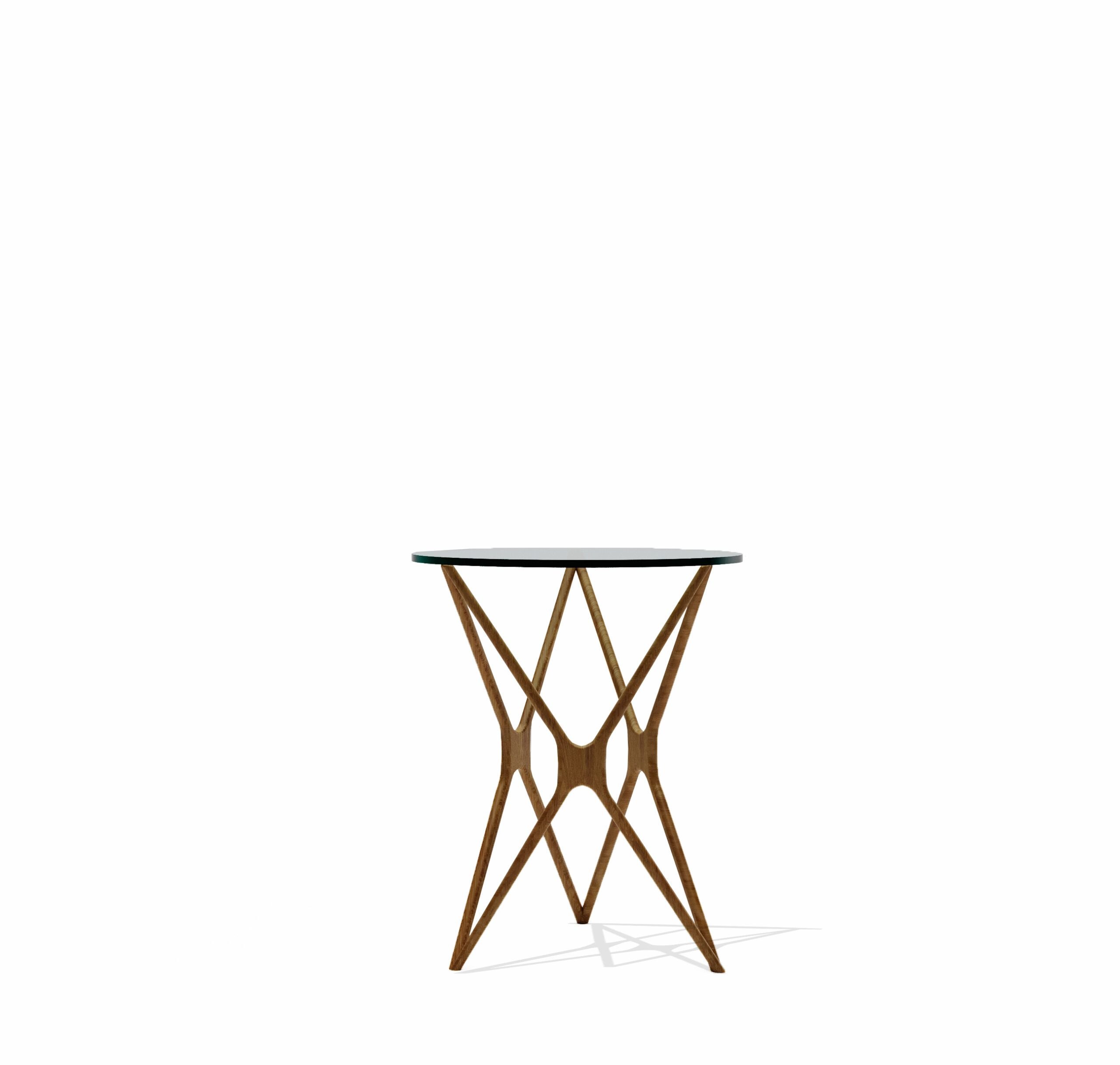 CT9153B Round Glass Coffee Table - Image 3