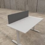 Desk Mounted Screen For Height Adjustable Desk
