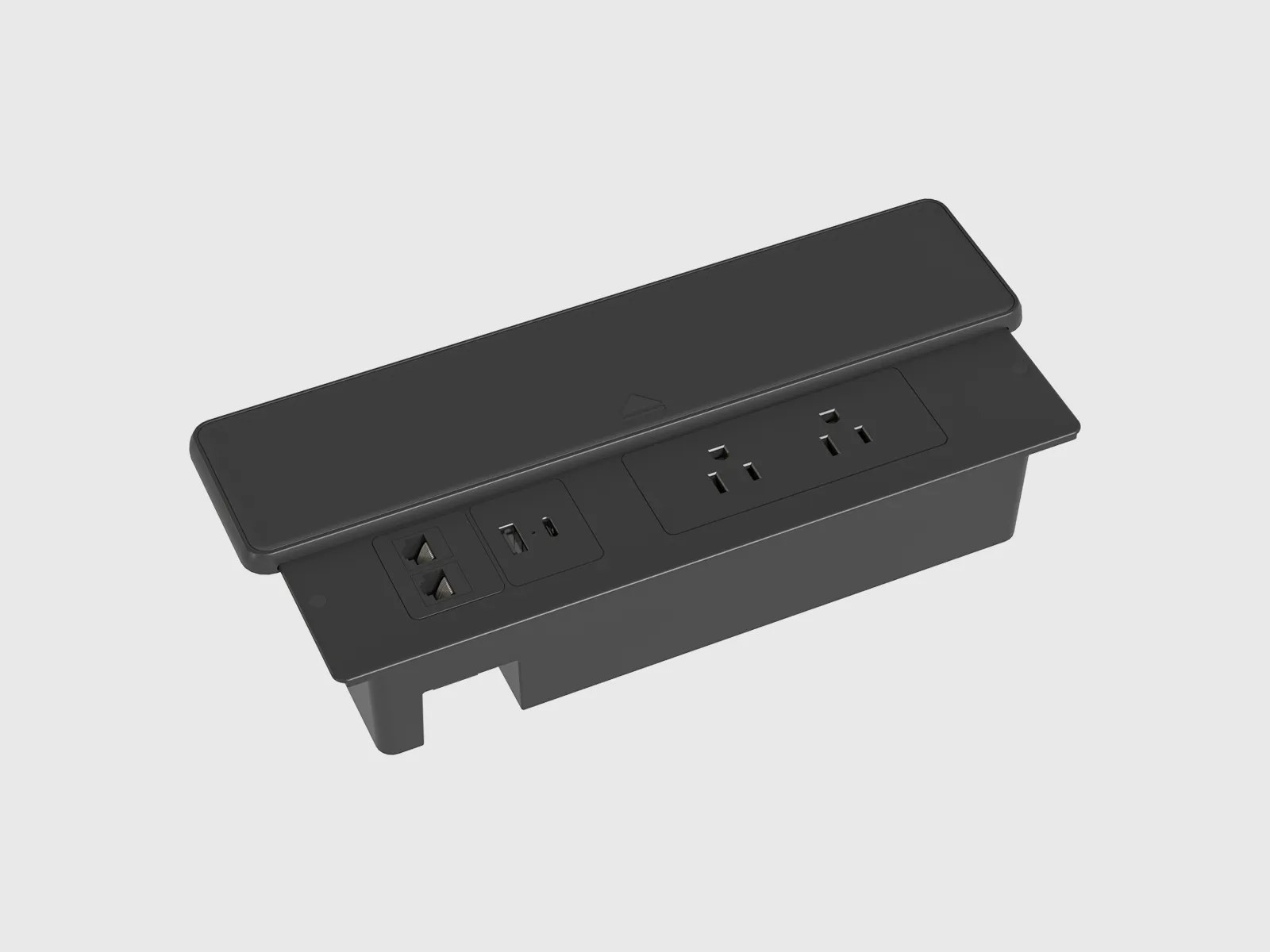 Sliding Cover In-Desk Power Module – PC05 - Image 3