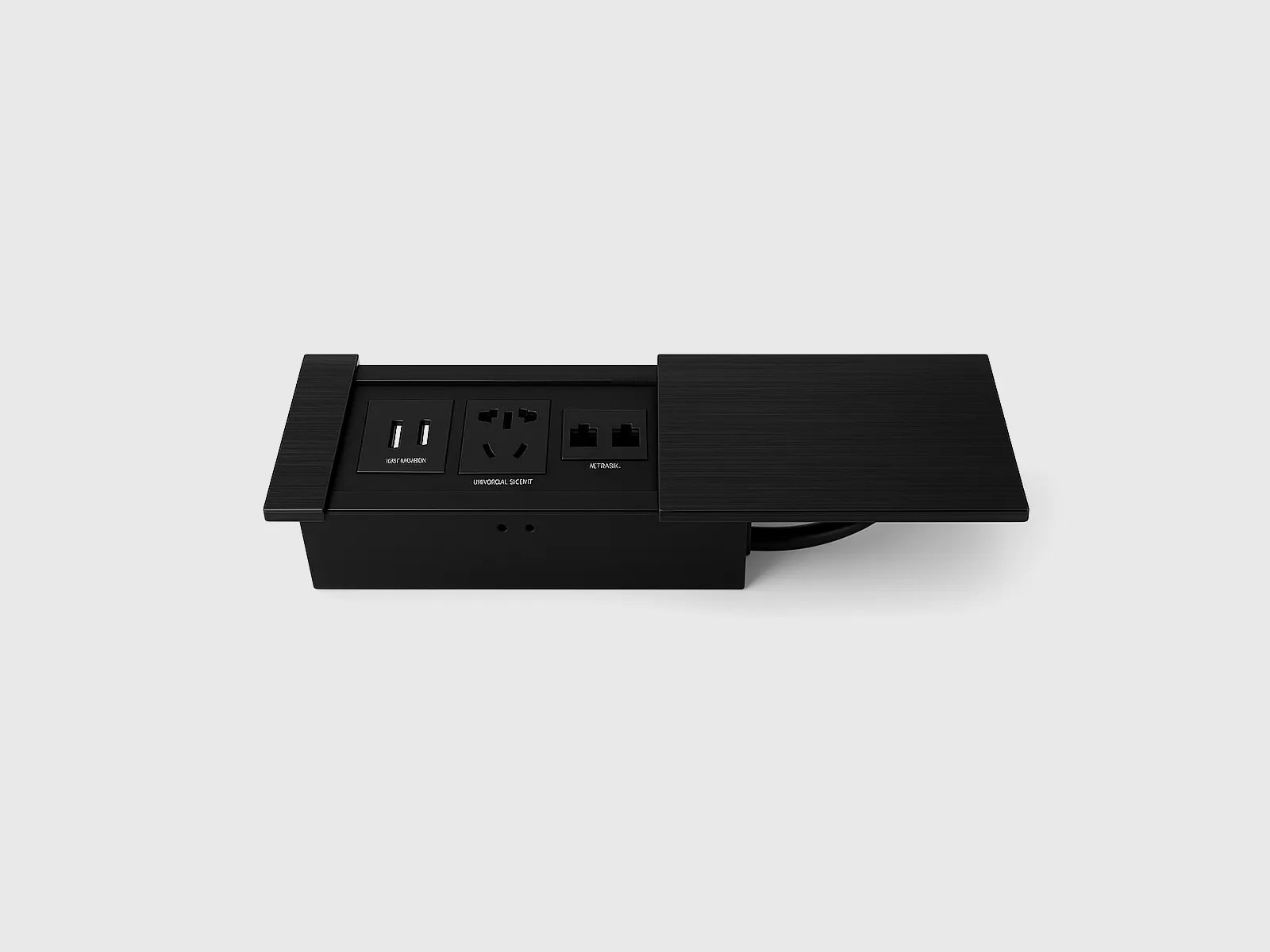 Sliding Cover In-Desk Power Module – PC05 - Image 10