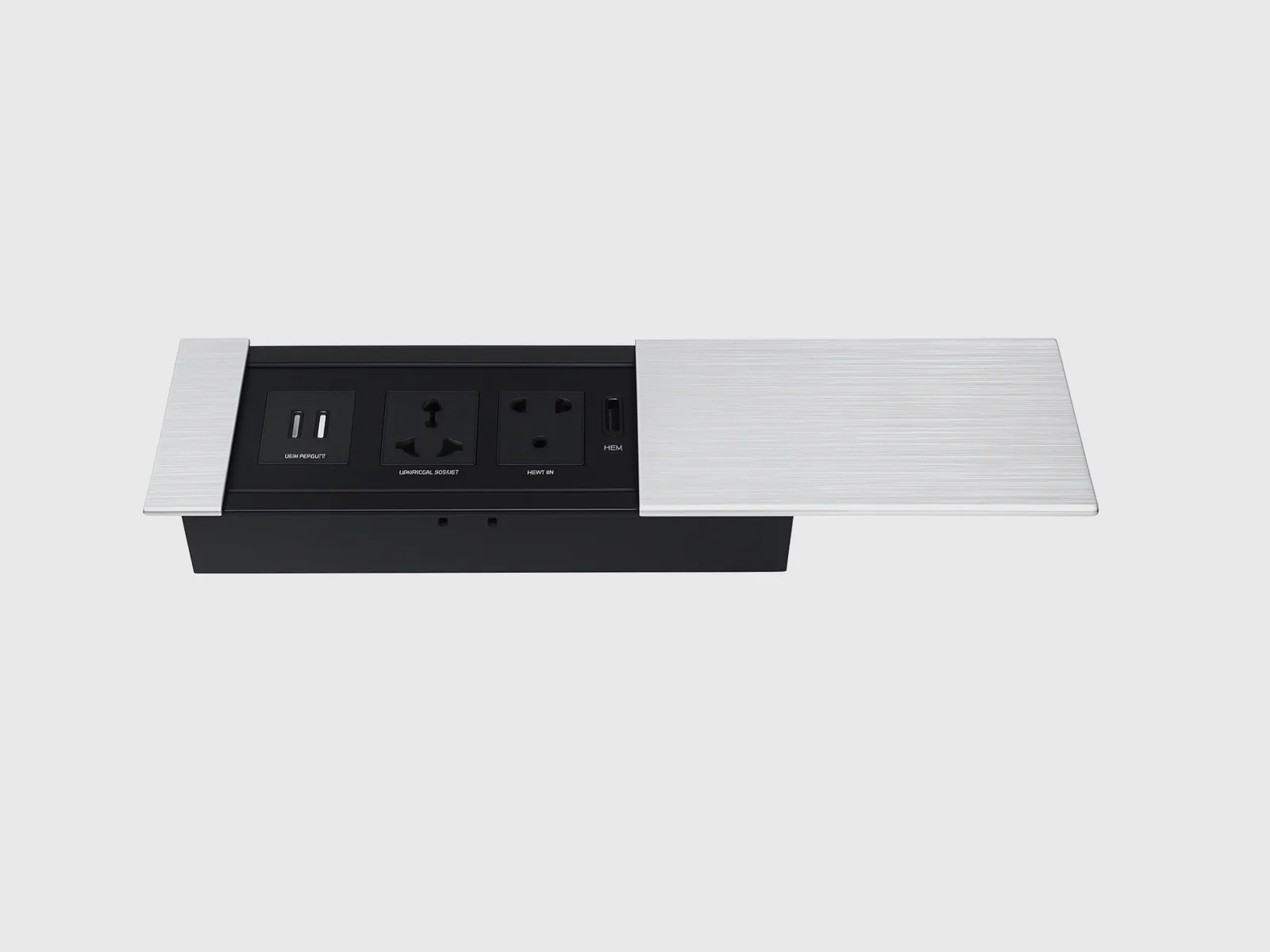 Sliding Cover In-Desk Power Module – PC05 - Image 9