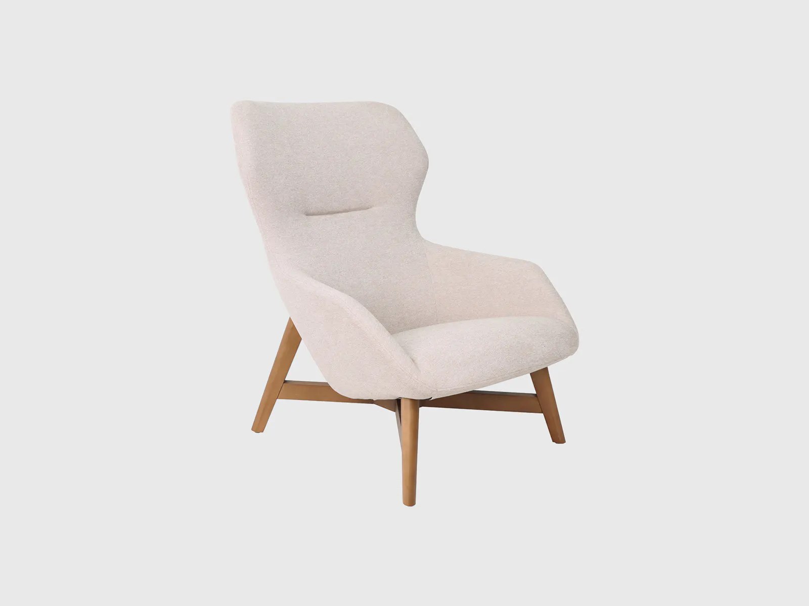 FINA – Lounge Seating with Wooden Leg