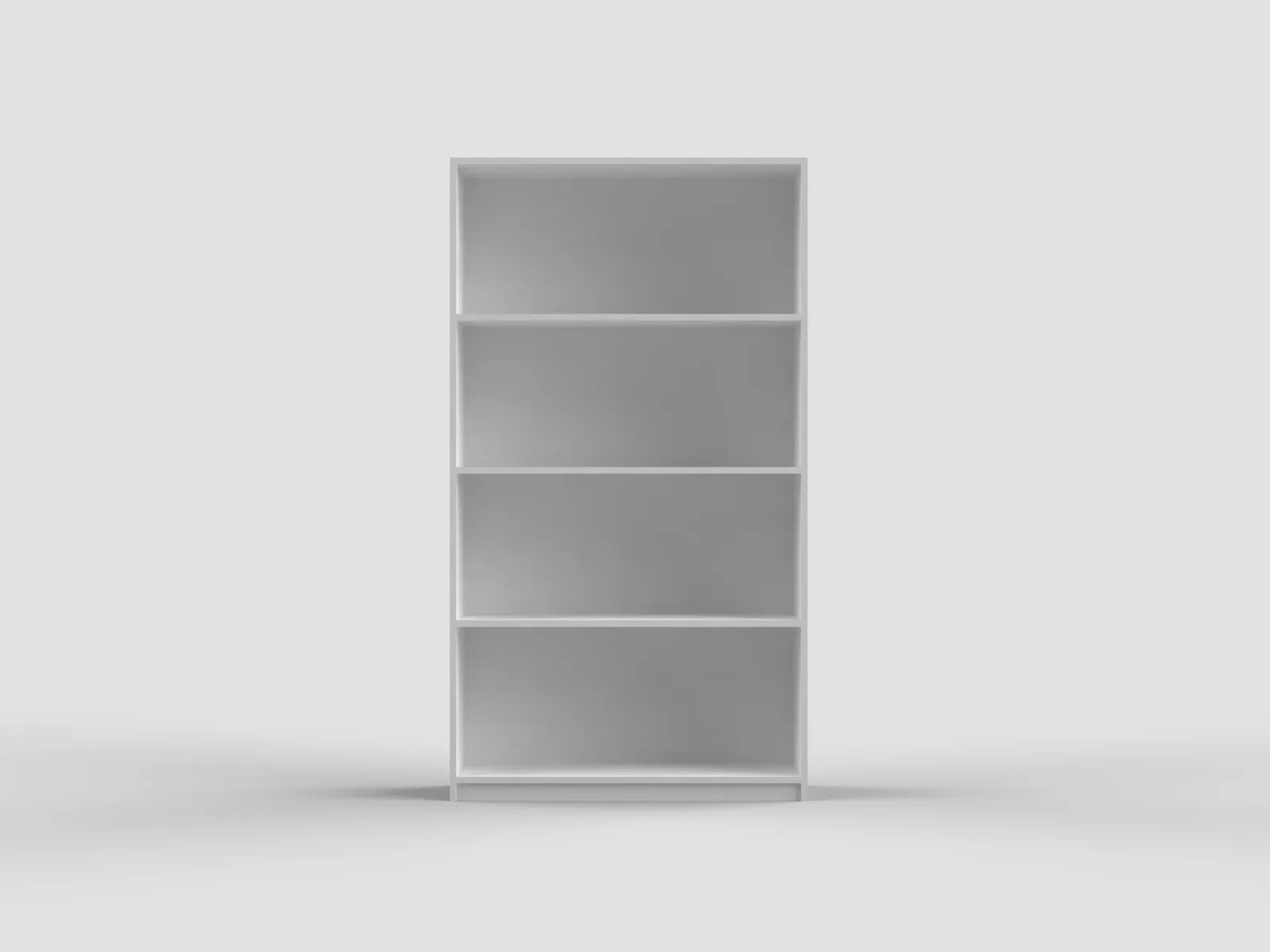 OS-03 – Wooden Tall Open Shelf Cabinet - Image 3