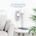 TESSAN Multi Plug Extension with 3 USB Slots