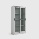 MSC-3SA – Glass Sliding Cupboard (3-Shelf)