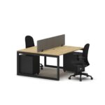 2-Person Face-to-Face Cluster Workstation - Series O