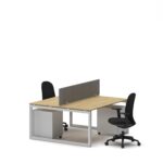 2-Person Face-to-Face Cluster Workstation - Series O