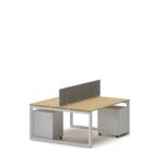 2-Person Face-to-Face Cluster Workstation - Series O