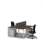 2-Person Face-to-Face Cluster Workstation - Series O