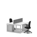 2-Person Face-to-Face Cluster Workstation - Series O