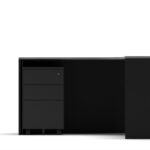 Slate Angle Office Workstation Desk – Duo (2-Person)