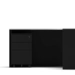 Slate Angle Office Workstation Desk – Duo (2-Person)