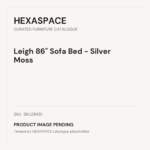 Leigh 86" Sofa Bed - Silver Moss