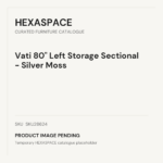 HEXASPACE catalogue placeholder for Vati 80" Left Storage Sectional - Silver Moss