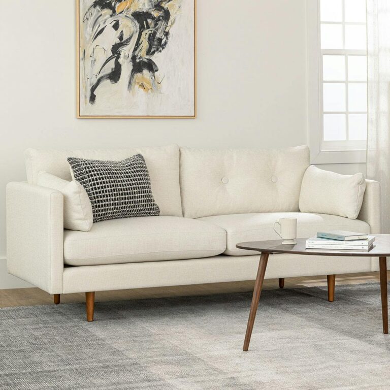 Anton 74" Loveseat - Limestone