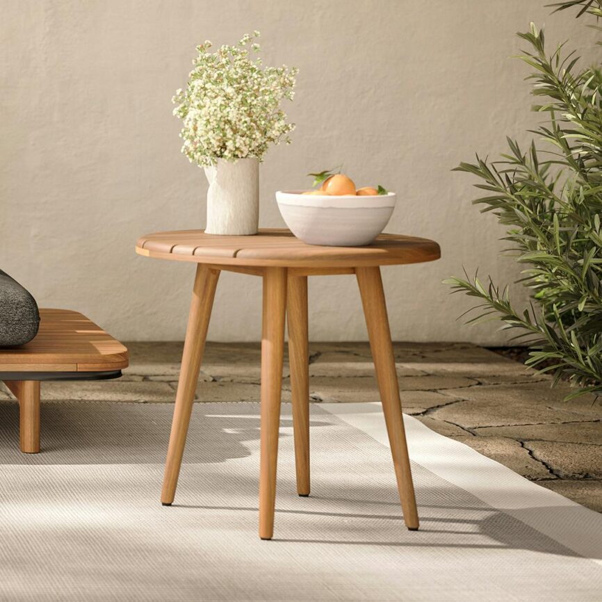Aubyn 20" Outdoor Coffee Table - Acacia