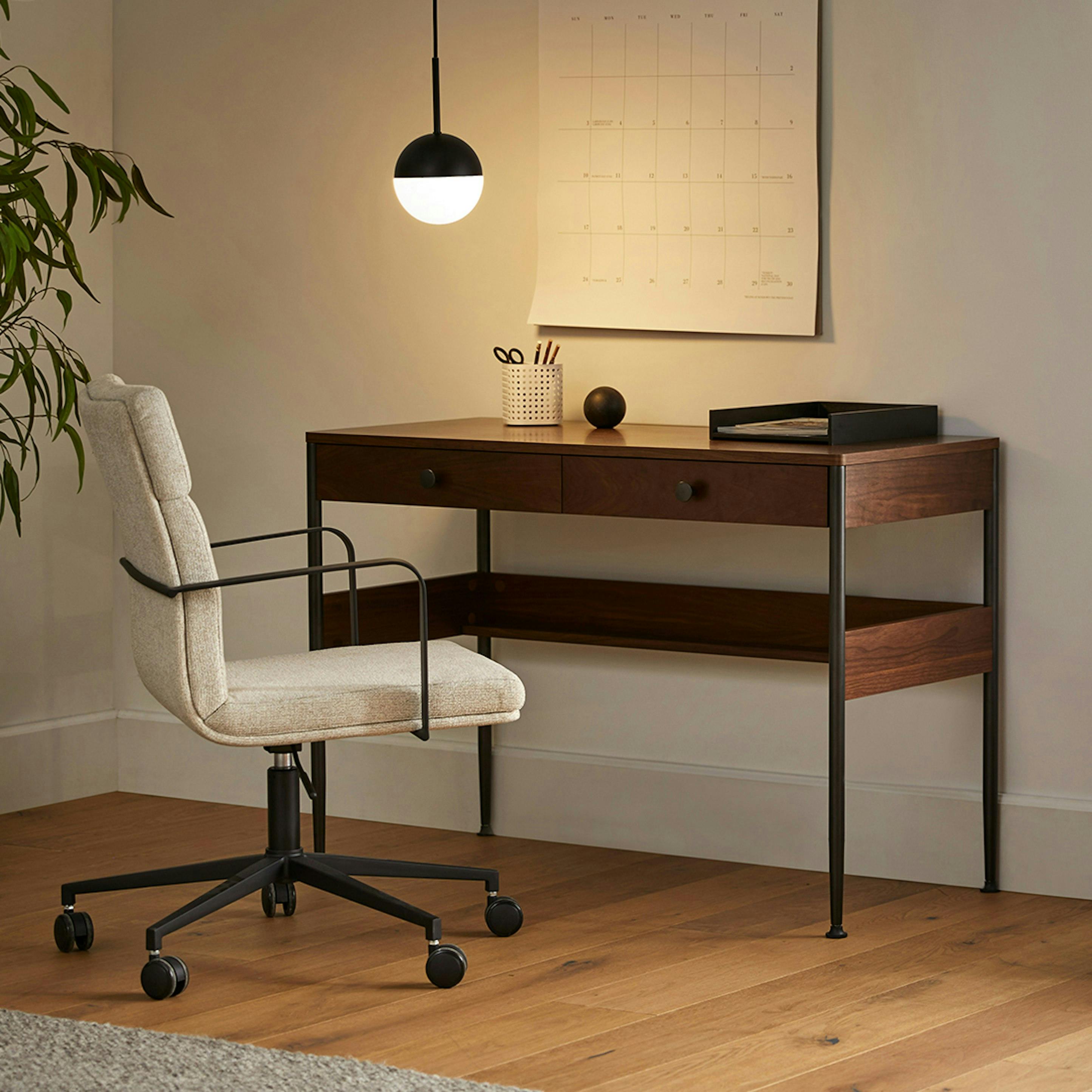 Newberry 43.25" Desk - Walnut