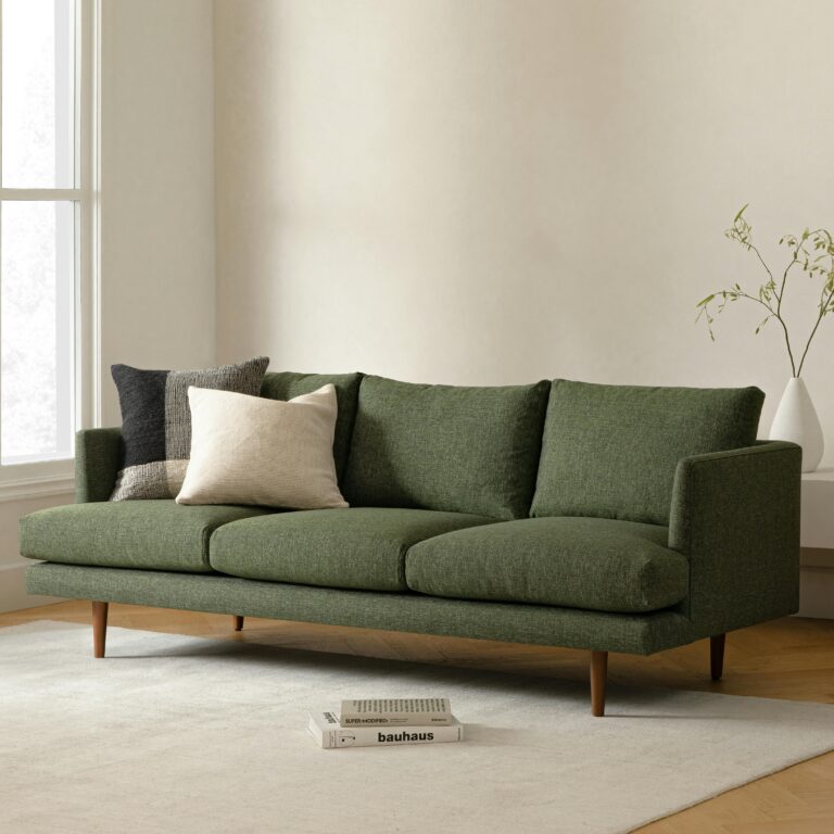 Burrard 83.5" Sofa - Forest Green
