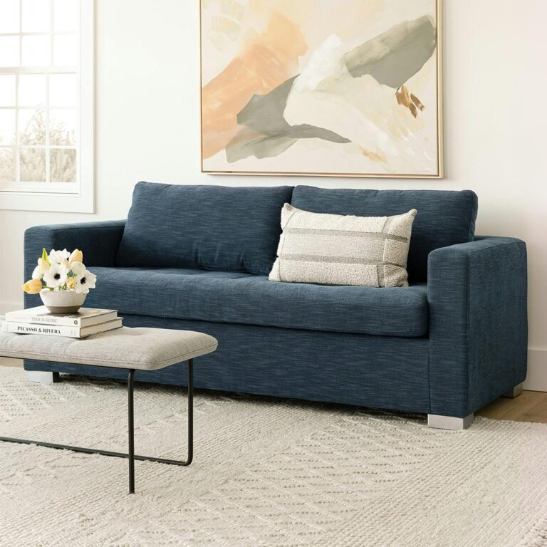 Soma 82" Sofa Bed - Midnight Blue