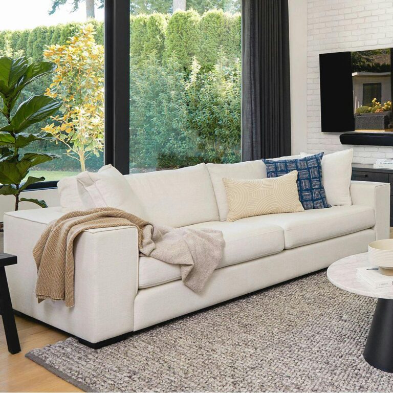 Sitka 99" Sofa - Quartz White