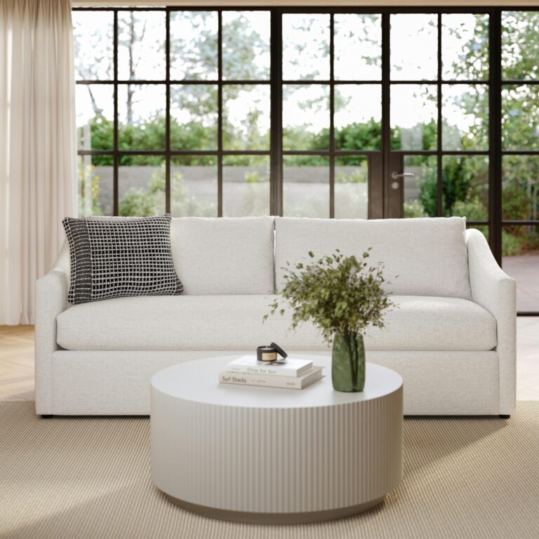 Landry 84.5" Sofa - Napa White