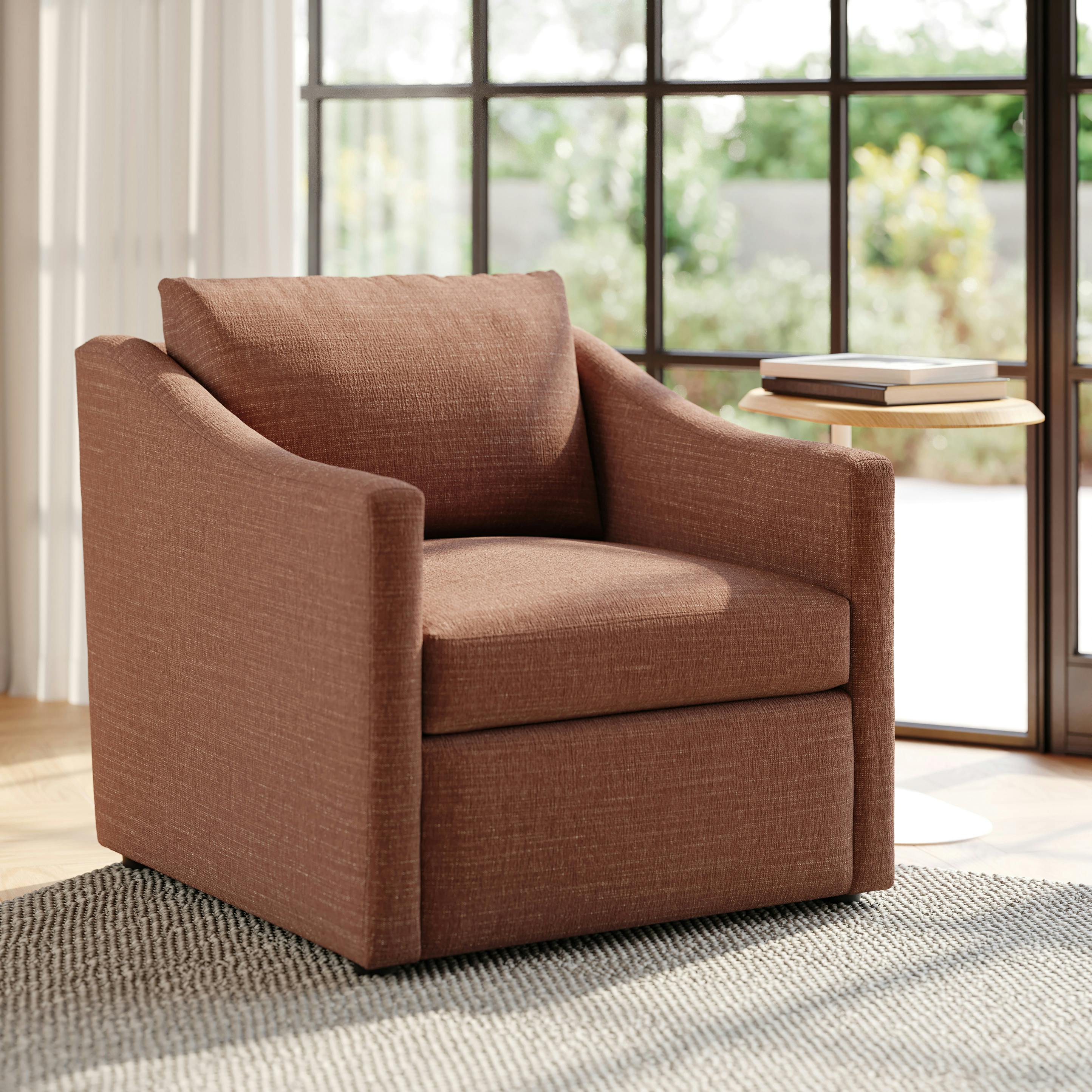 Landry 32" Lounge Chair - Napa Rust